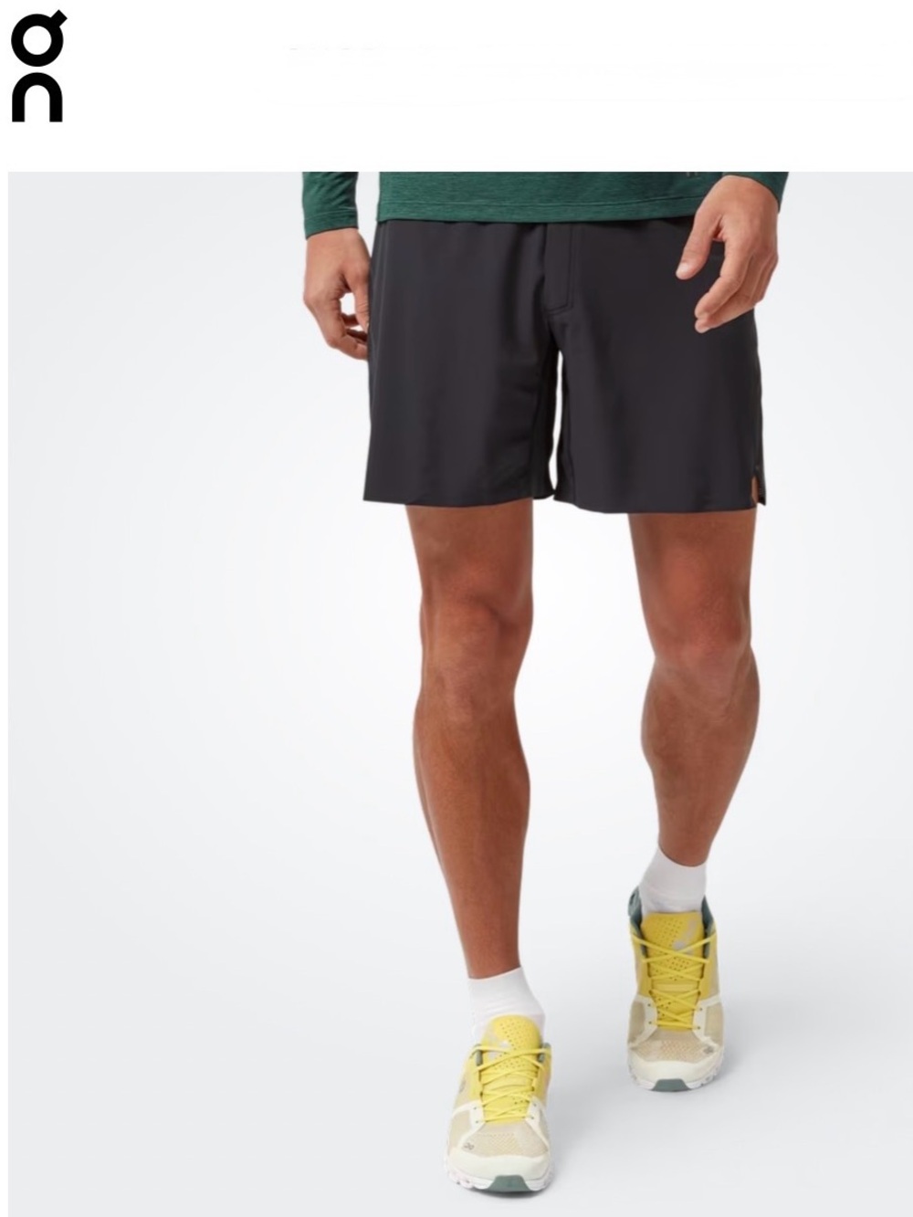 NWT [On] Cloud Running Lightweight Athletic Workout Shorts Black Men's S